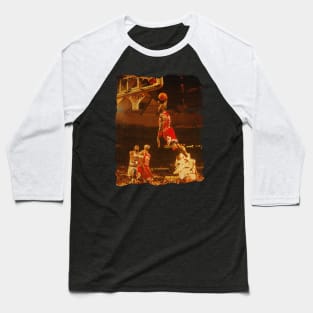 Basket - Dunk Jordan vtg photo Baseball T-Shirt